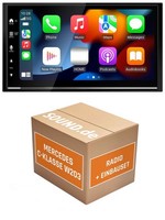 Autoradio Kenwood DMX7722DABS FüR Mercedes C-Klasse W203 (Wireless) Apple Carpla