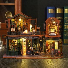 Puppenhaus-Bausatz Haus DIY Miniatur Holz Puppenhäuser Weihnachten Kind Geschenk