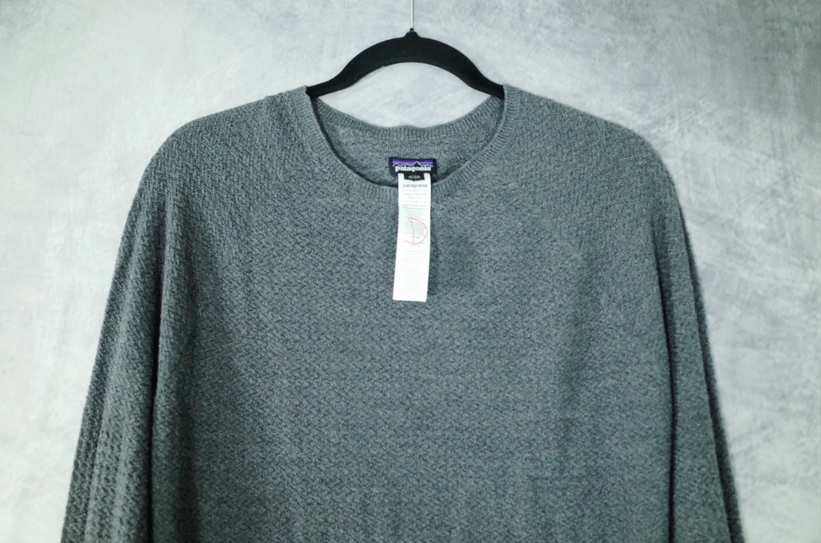 Patagonia Capilene Air Crew XXL Gray Merino Wool Thermal Base Layer Shirt NWOT
