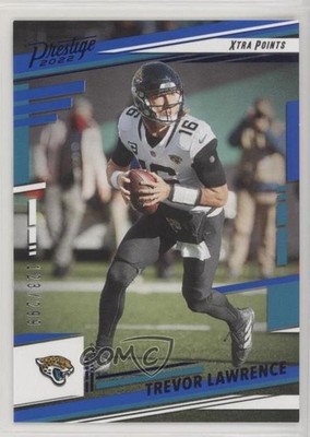 2022 Panini Prestige Xtra Points Blue 123/299 Trevor Lawrence #132 0q0m