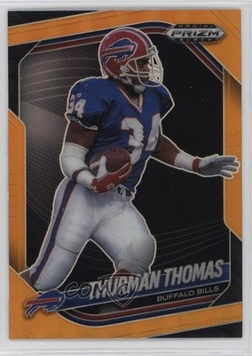 2025 Panini Prizm Black Orange Prizm 18/49 Thurman Thomas #15 HOF rw6
