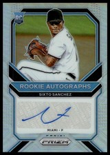 2022 Panini Prizm Draft Picks #RA-SX Sixto Sanchez Base Autographs Silver