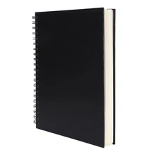 8.5x11inches Hardbound Sketch Book, Spiral Bound Sketch Pad, 80-Sheets 90gsm