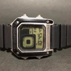 Seiko G757 5000 Digi Borg Silver Wave Vintage Digital Watch