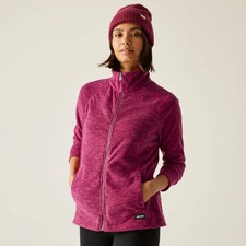 Image of Regatta Mayse Women's Full Zip Fleece - Dark Cerise