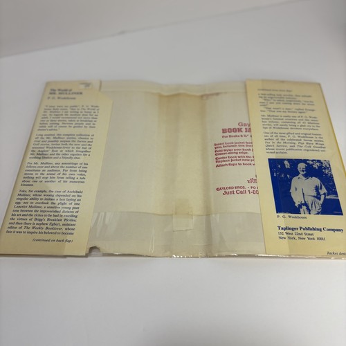 THE WORLD OF MR MULLINER HB Book by P G Wodehouse Taplinger Publishing (1974) - Picture 10 of 13