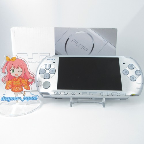 Sony PSP 3000 Mystic Silver – Boîte Et Chargeur Inclus – Japon Import