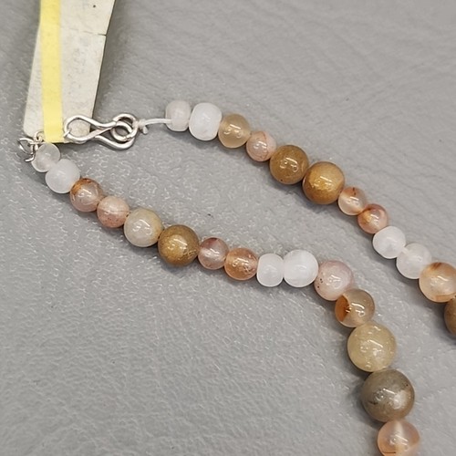 Stone Necklace Agate Onyx JTV 17" - Picture 9 of 16