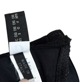 La Perla 3 Made in Italy Front Closure Black Lace Bra Size 36C