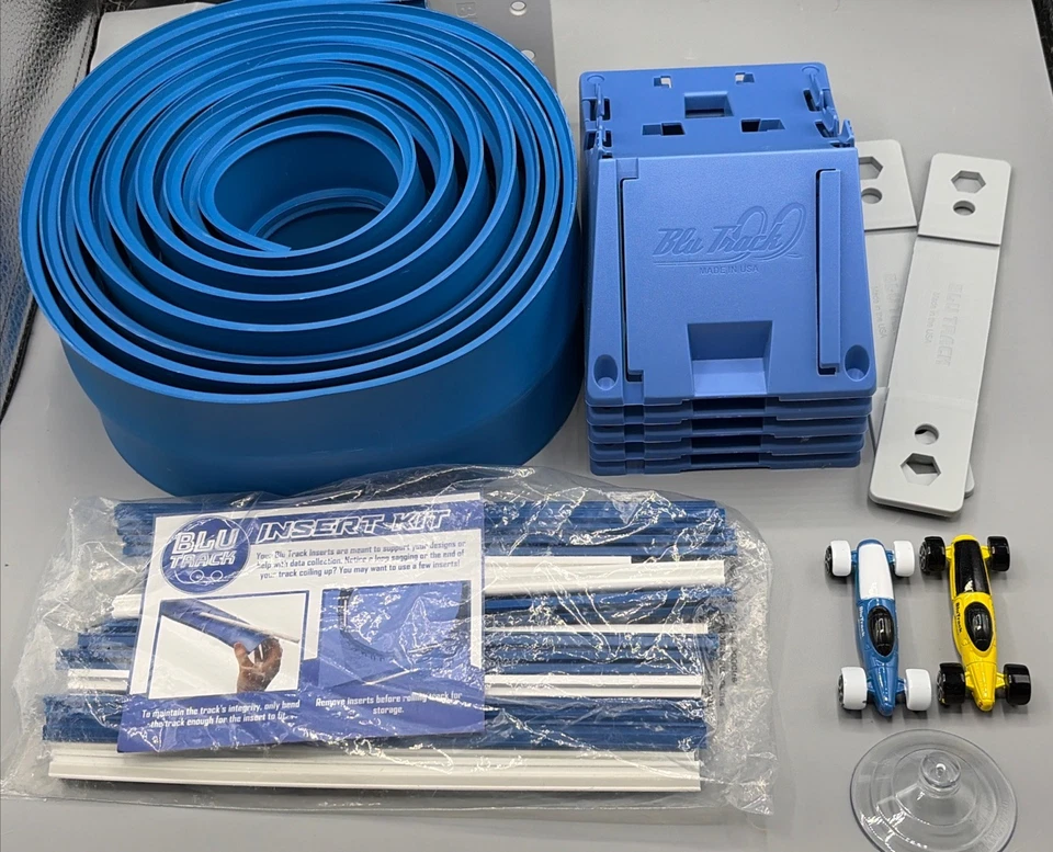 Blu Track Performance Series 18 ft Stunt Set USA MADE 2 Lane - New Open Box - Image 3 of 3