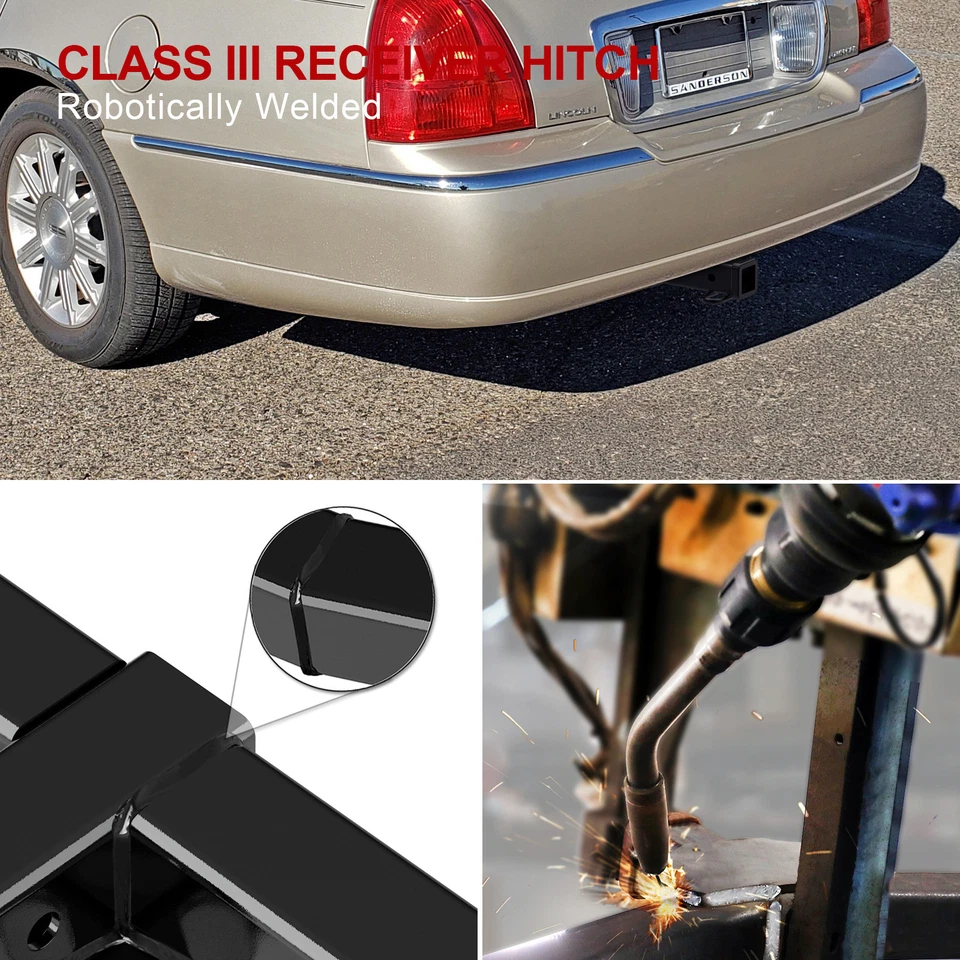 2 Inch Trailer Hitch Receiver for Lincoln Town Car 1981-2011 - Image 4 of 4