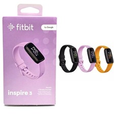 Fitbit Inspire 3 Fitness Tracker Smartwatch Running Heart Rate Monitor Stopwatch
