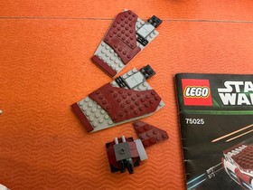 Lego Star Wars Jedi Defender-class Cruiser 75025 PRE-BUILT