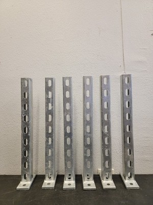 (6) 18'' Slotted Cantilever Arm Mount Standoff for Unistrut Channel Strut Bracket