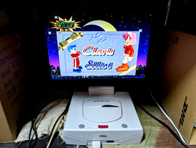 Sega Saturn White Console  Christmas Nights Winter Limited Edition Box Manual