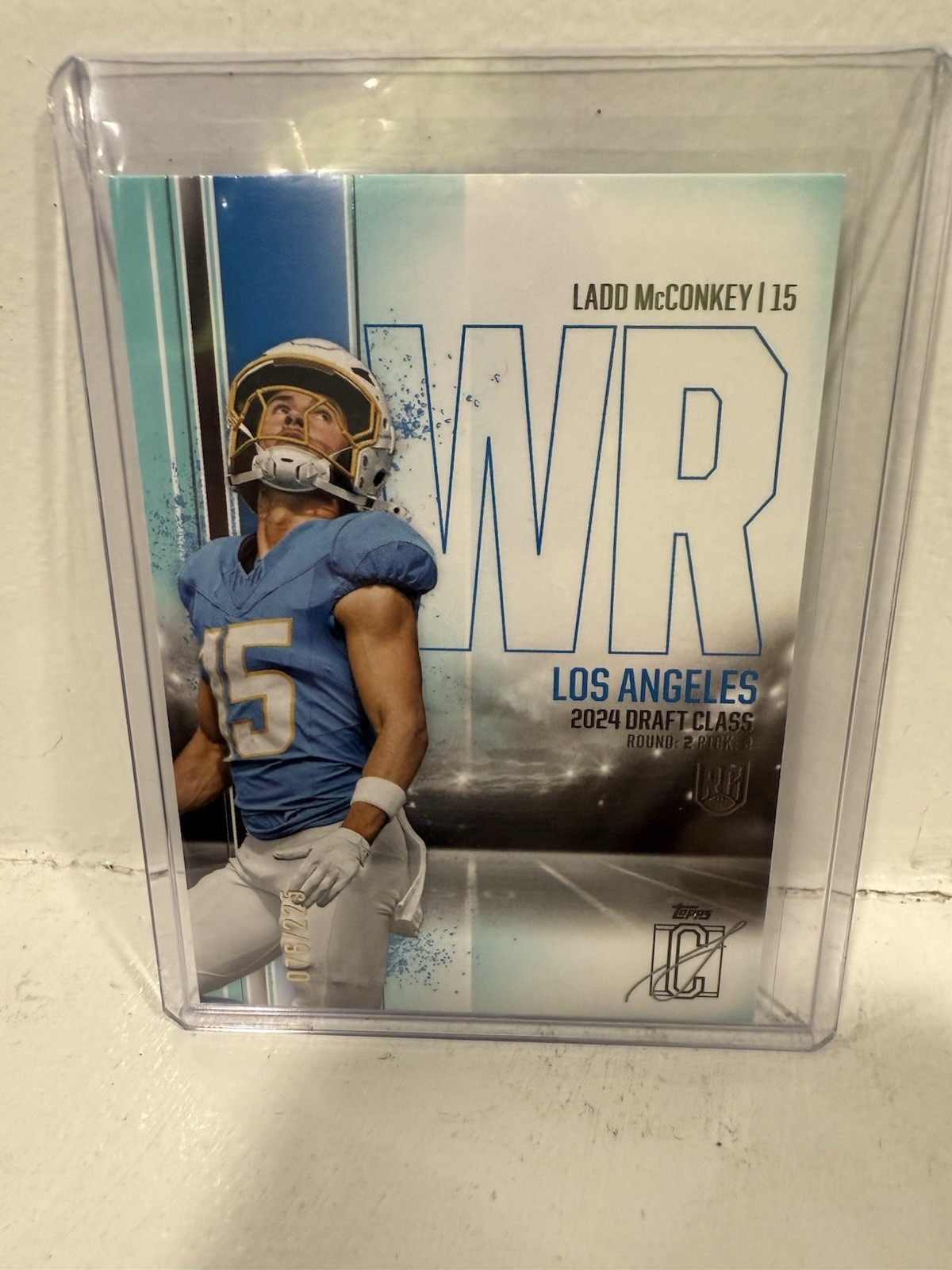 2024 Topps Signature Class - Rookies Ladd McConkey #135 Teal /225 (RC)