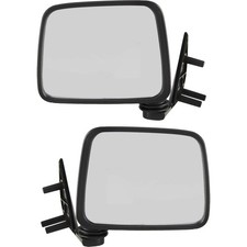 Black Manual Side View Mirror Leftright Pair Set For Pathfinder D21 Truck Black Manual Side View Mirror Leftright Pair Set For Pathfinder D21 Truck