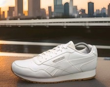 Mens Reebok Classic Athletic Shoes Sz 9 Used VGC White Leather CM9203