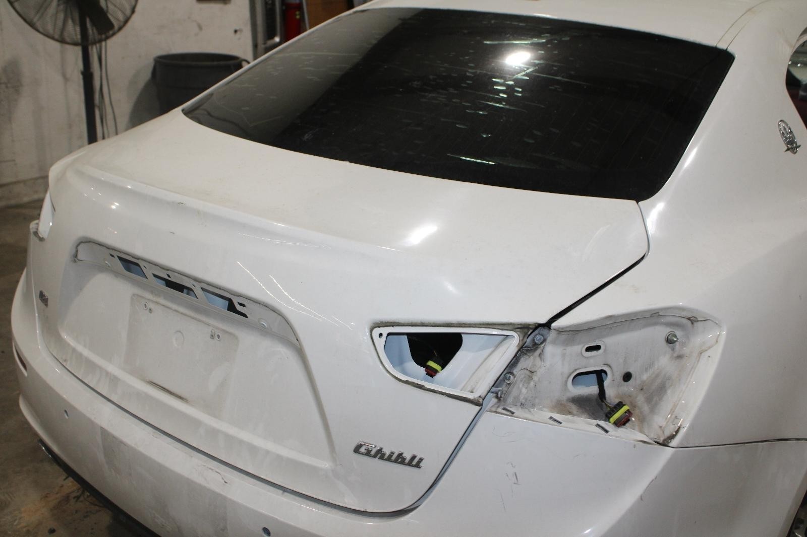 Maserati Ghibli 2014-2017 Rear Trunk lid White