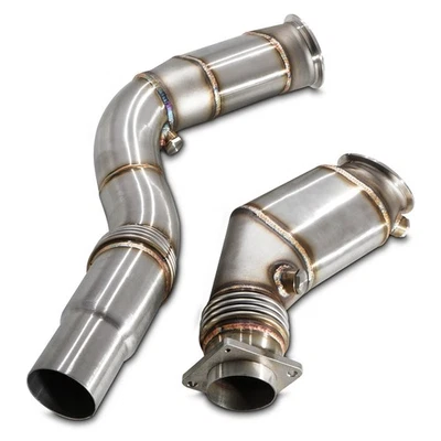 TUYAUX D'ÉCHAPPEMENT SPORT 200 CPI 3" POUR BMW SÉRIE 2 F87 M2 COMP ET CS 2014-21 - Photo 1/4