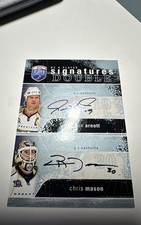 2007-08 Upper Deck Be a Player - Signatures Double Jason Arnott, Chris Mason...