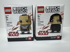 LEGO BRICKHEADZ Star Wars: Rey (41602) and Kylo Ren (41603) NEW SEALED RETIRED