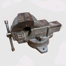 Vtg Buffalo Bench Top Vice Vise Huge 6”Heavy Duty 66 lbs Swivel Tool Workshop