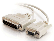 C2G 6ft DB9F TO DB25M Modem Cable 2518