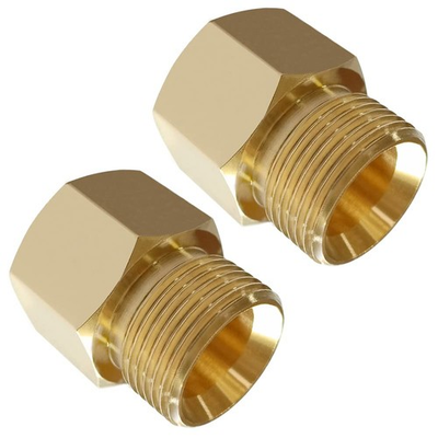 #ad 2PCS Brass Pressure Washer Coupler M22 14mm Female x M22 15mm Male Thread 450... $23.34
