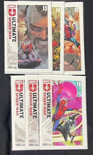 2024 Ultimate Spider-Man Vol 3 #13-18 Full Run! Alle Erstdruck Cover Ein kostenloser Versand!
