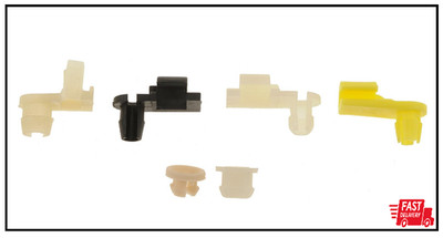 Dorman 75450 Door Lock Rod Clips Compatible with Select Models, 6 Piece