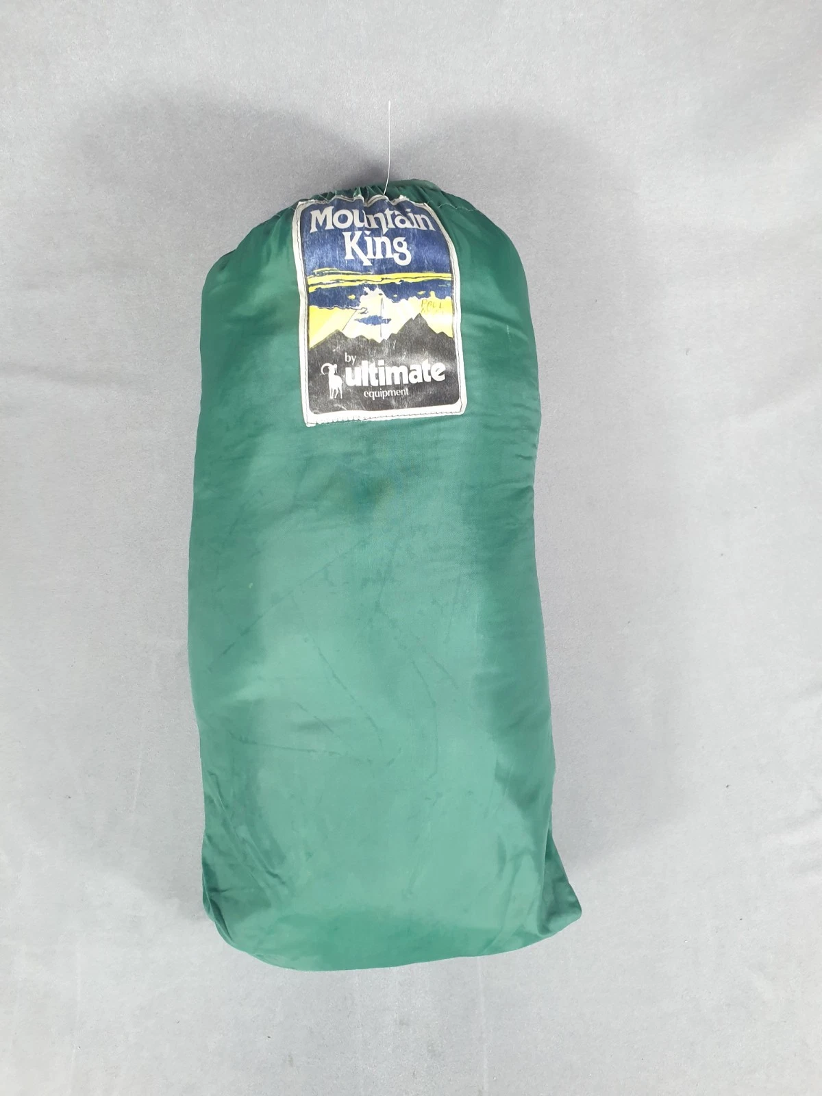 Vintage Ultimate Equipment Mountain King Mummy Sleeping Bag 3 Season Green 70s