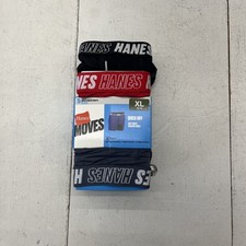 Hanes Moves 5 Pack Long Leg Quick-Dry Boxer Briefs Boys Size X-Large NEW