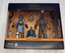 Star Wars Black Series Mandalorian Shriek-Hawk Trainers Figures Nonmint Box 2 Pk