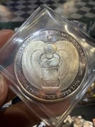 Vintage 1 Oz 999 Silver Art Round Scarab Egyptian Pyramid Tiger Ancient Treasure