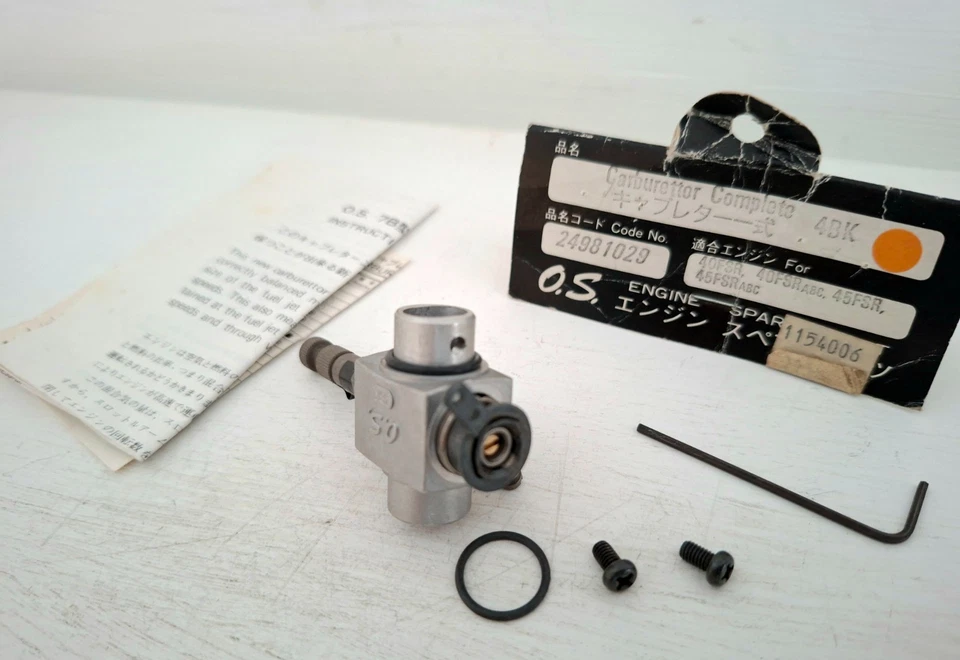 OS Carburateur 4BK neuf  pour moteur OS 40 FSR et ABC, 45 FSR et ABC - Photo 3/4