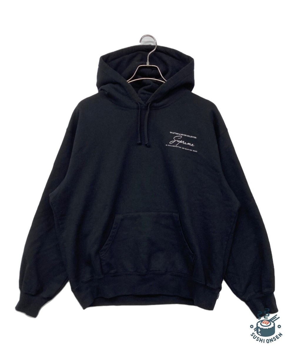 SUPREME × MARTINE ROSE Hooded Sweatshirt Size: M Black Men | eBay