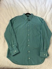 GANT regent poplin E-Z fit purple and green stripe long sleeve shirt size 3xl