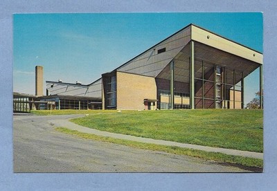 VINTAGE MAINE POSTCARD BANGOR MUNICIPAL AUDITORIUM BANGOR ME TORN DOWN UNPOSTED