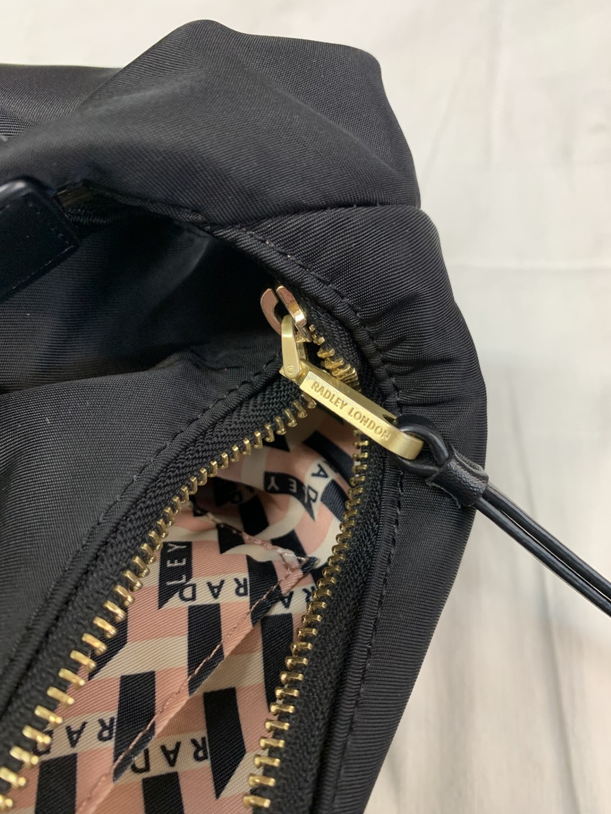 Radley London Finsbury Park Handbag Top Handle Bag Black Lined image 8