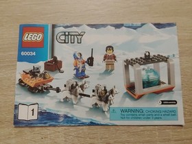 LEGO City Arctic Air Transport 60034 60035 60033 60159 Instruction Manuals Only