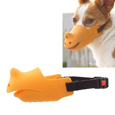 Dog Silicone Mouth Cover Bite And Bark Prevention Breathable Adjustable Dog