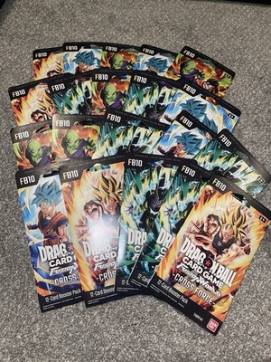LOT of (20) - Dragon Ball Super Fusion World Cross Force FB10 Sleeved Booster(s)