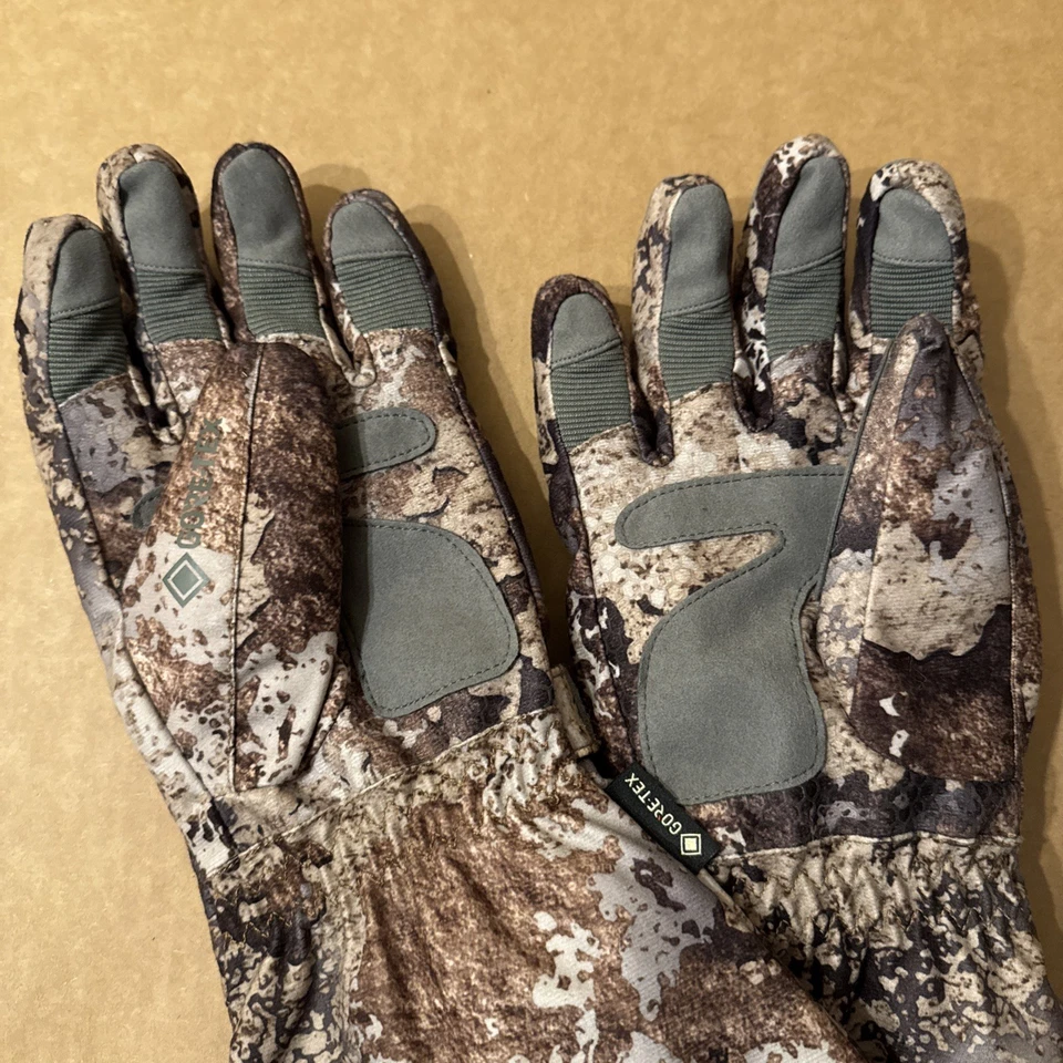 Cabela's WATERFOWL GORE-TEX Insulated Warm DECOY GLOVES Heavyweight Camo Sz M - Image 3 of 4