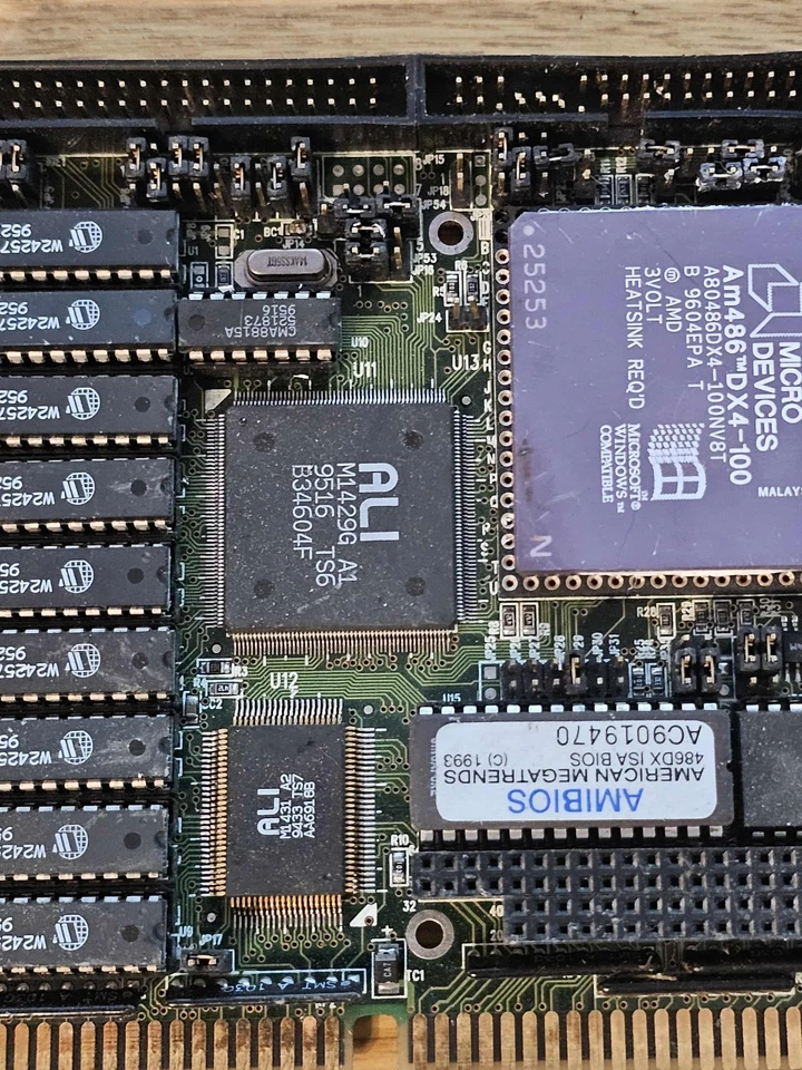 Clean AMD AM486DX4-100, A80486DX4-100NV8T, 3V CPU PROCESSOR on SBC AP4100AA - Image 4 of 4