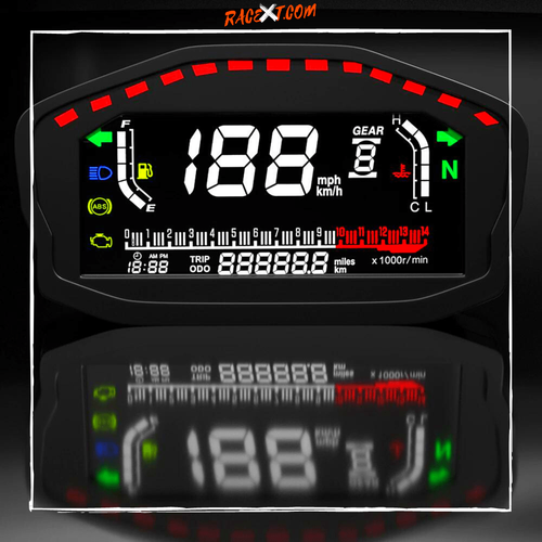 Digital LCD Speedometer for voge trofeo 300 ac – Multifunction LED - Bild 3 von 3