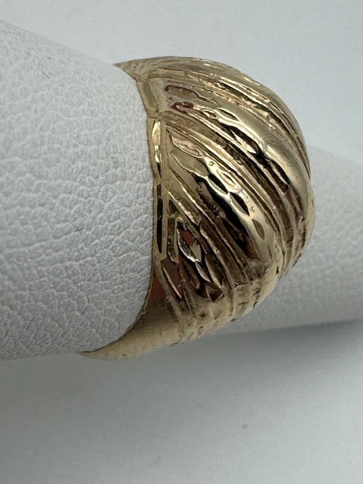 Vintage 14k Yellow Gold Bombe Ring - Image 2 of 4