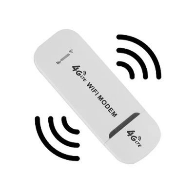 KINGDARN 4G-LTE Wireless WiFi Router USB Dongle Netzwerkkarte Mobile Breitband Modem Weiß