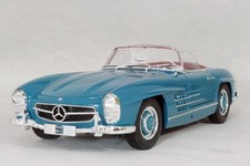 1/18 Scale Mercedes Benz 300 SL Roadster W198 - Blue Minichamps Model