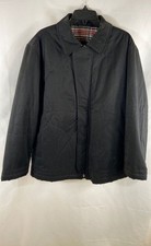 Vintage 90s Giorgio Armani Men's Black Loro Piana Equestrian Jacket Sz 52